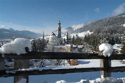 Neuschnee in Toblach